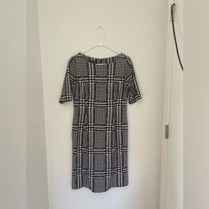 Alfani houndstooth dress.